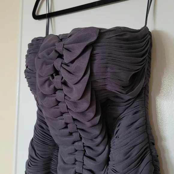 Rare Opulence Ruched Strapless Mini Dress - Picture 5 of 15